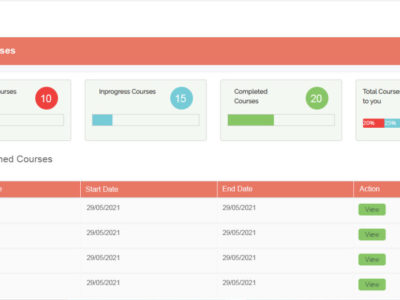 Screenshot of GOLS LMS