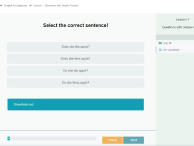Screenshot of SonicLMS