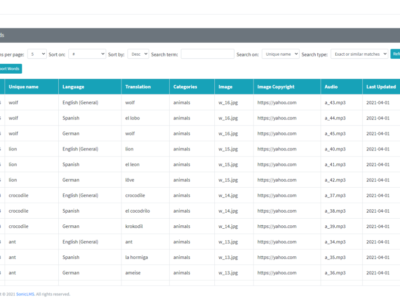 Screenshot of SonicLMS