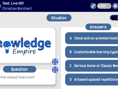 Screenshot of Knowledge Empire