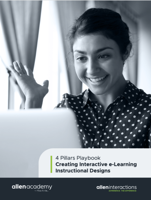 4 Pillars Playbook: Creating Interactive e-Learning Instructional Designs