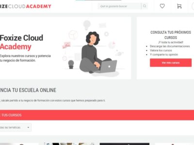 Screenshot of Foxize Cloud