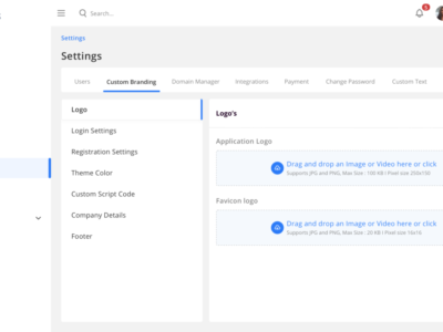 Screenshot of FreshLMS
