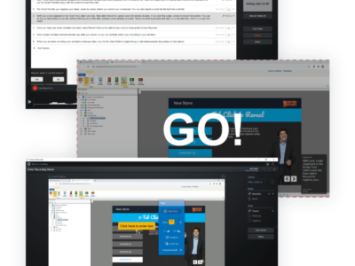 Screenshot of Lectora
