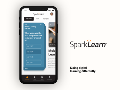 Screenshot of SparkLearn®