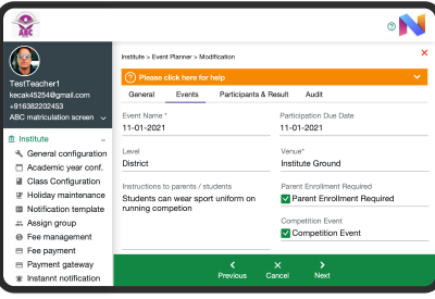Screenshot of NewGenEducationApp