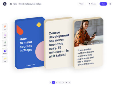 Screenshot of 7taps Microlearning