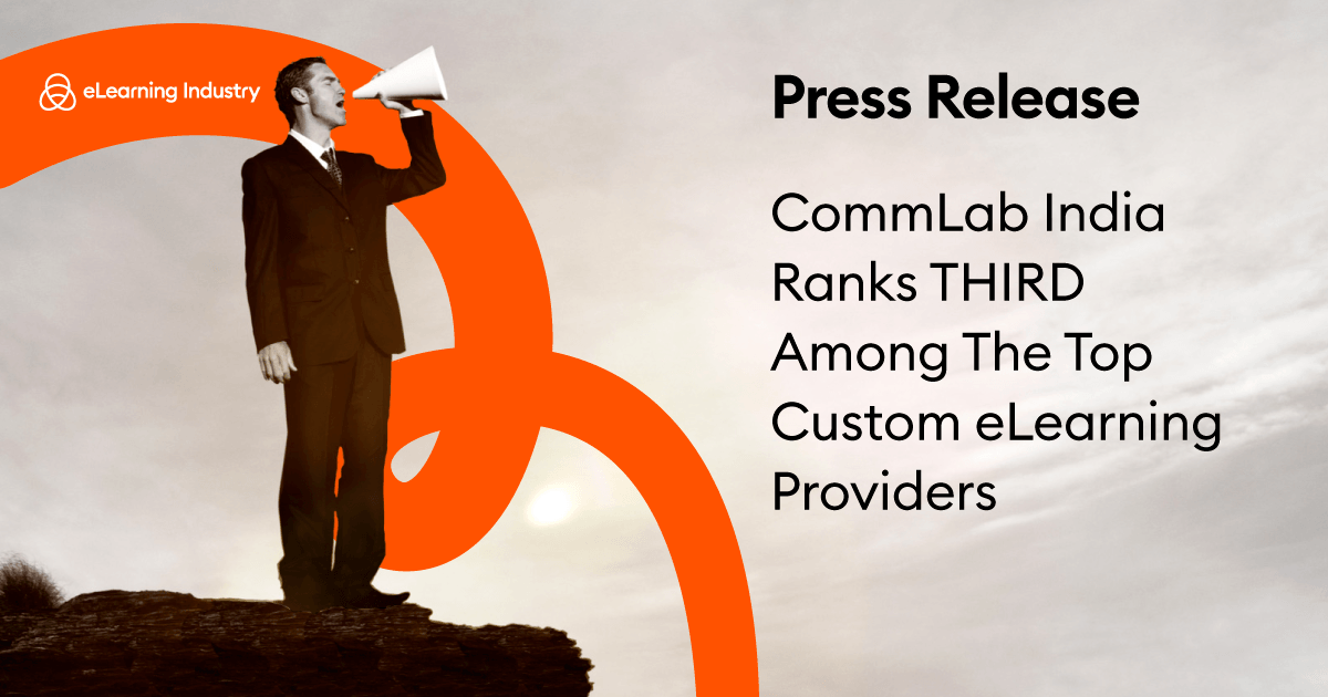 CommLab India Ranks Third Among The Top Custom eLearning Providers
