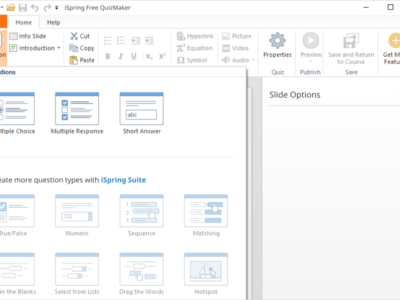 Screenshot of iSpring Free