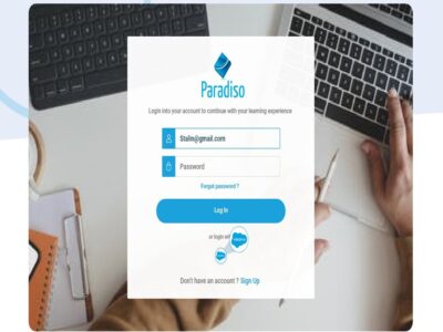 Screenshot of Paradiso LMS