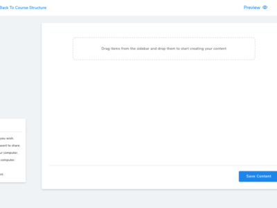 Screenshot of Zaamna LMS