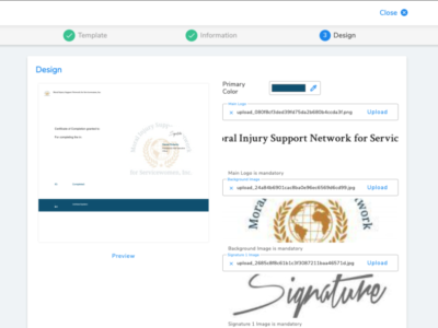 Screenshot of Zaamna LMS
