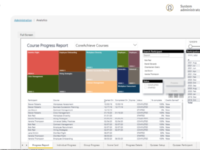 Screenshot of CoreAchieve