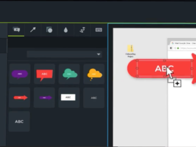 Screenshot of Camtasia