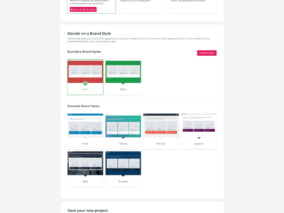 Screenshot of Elucidat