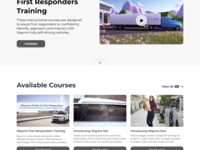 Screenshot of My Learning Hub