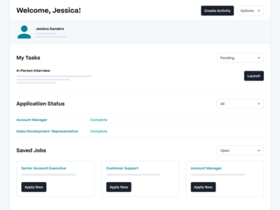 Screenshot of TalentLink