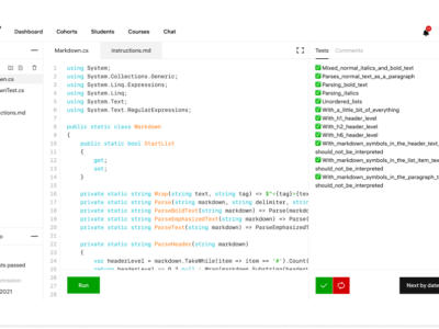 Screenshot of Constructor Learn