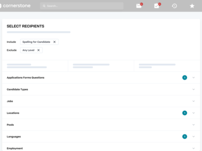 Screenshot of TalentLink