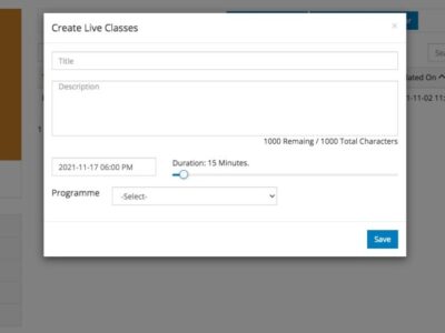 Screenshot of MindScroll LMS