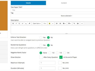 Screenshot of MindScroll LMS