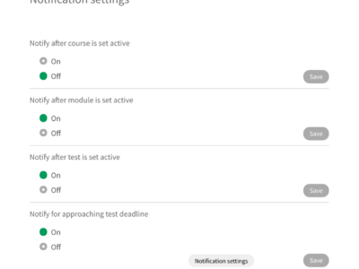 Screenshot of elearnie