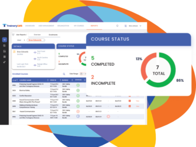 Screenshot of TraineryLMS