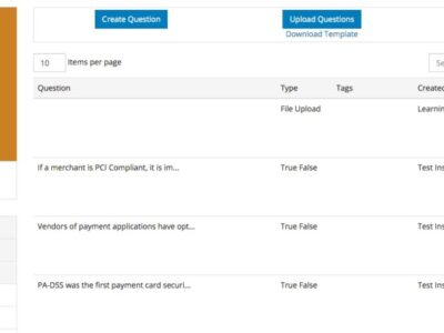 Screenshot of MindScroll LMS
