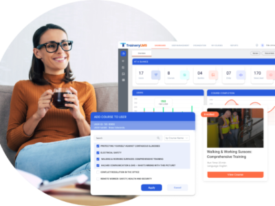 Screenshot of TraineryLMS