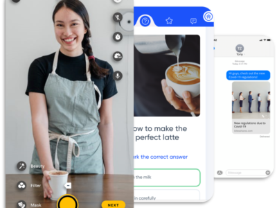 Screenshot of Bites Learning - Employee engagement