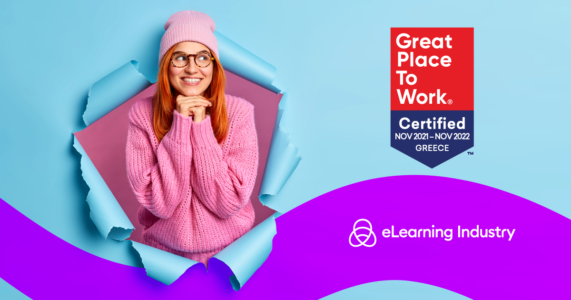 eLearning Industry Certified As A “Great Place To Work”