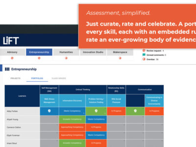 Screenshot of LiFT Learning