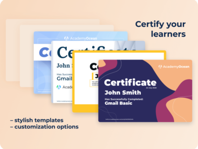 Screenshot of AcademyOcean