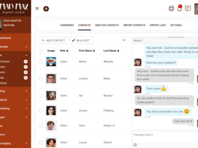 Screenshot of SuiteDash