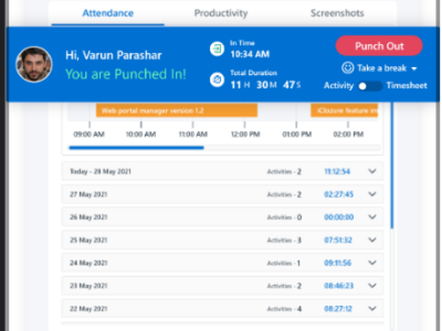 Screenshot of TrackOlap