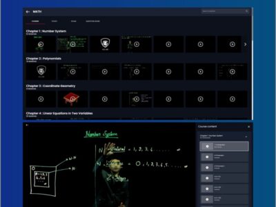 Screenshot of e-khool LMS