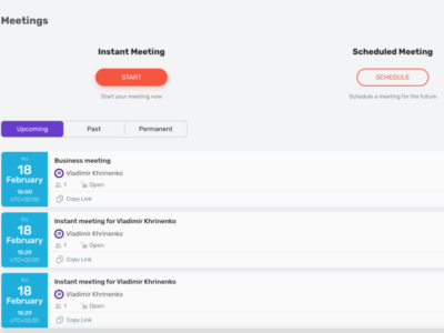 Screenshot of Proficonf