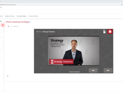Screenshot of Sentinel|9 LMS