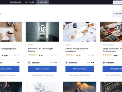 Screenshot of Learnum - Create & Sell Courses Online