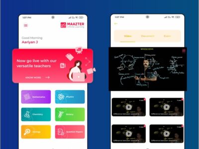 Screenshot of e-khool LMS