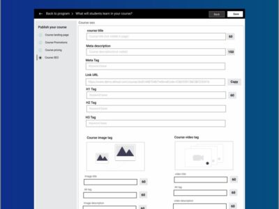 Screenshot of e-khool LMS