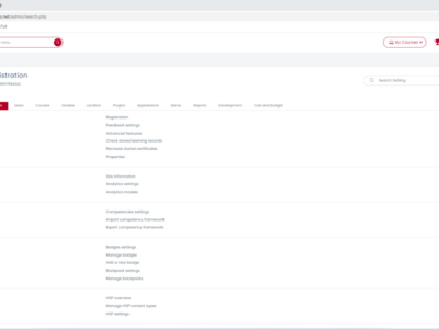 Screenshot of Sentinel|9 LMS