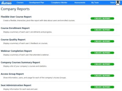 Screenshot of Illumeo Accounting LMS