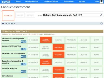 Screenshot of Illumeo Accounting LMS