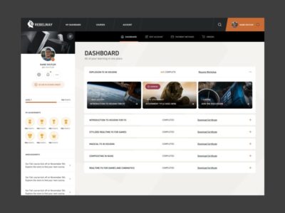 Screenshot of Plume - Custom LMS
