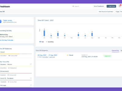 Screenshot of Freshteam