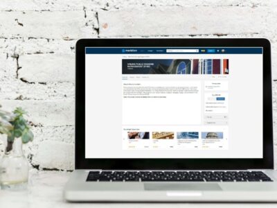 Screenshot of Meridian LMS™