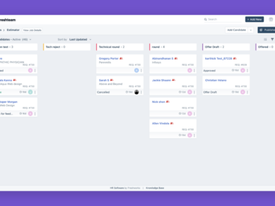 Screenshot of Freshteam