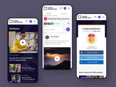 Screenshot of Plume - Custom LMS