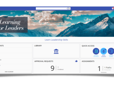 Screenshot of Intellek LMS